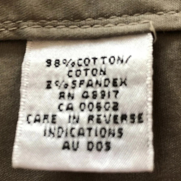 Calvin Klein Casual Military Inspired Cotton Jacket Soft Grey Size S - Picture 6 of 9